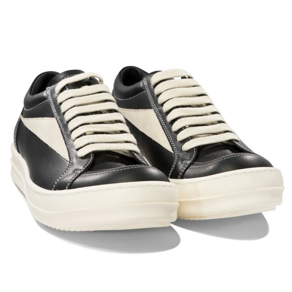 Rick Owens drkshdw leather vintage sneakers in pairs
