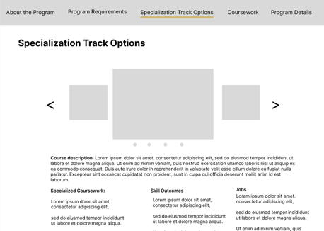 High Fidelity Wireframe: Part 1