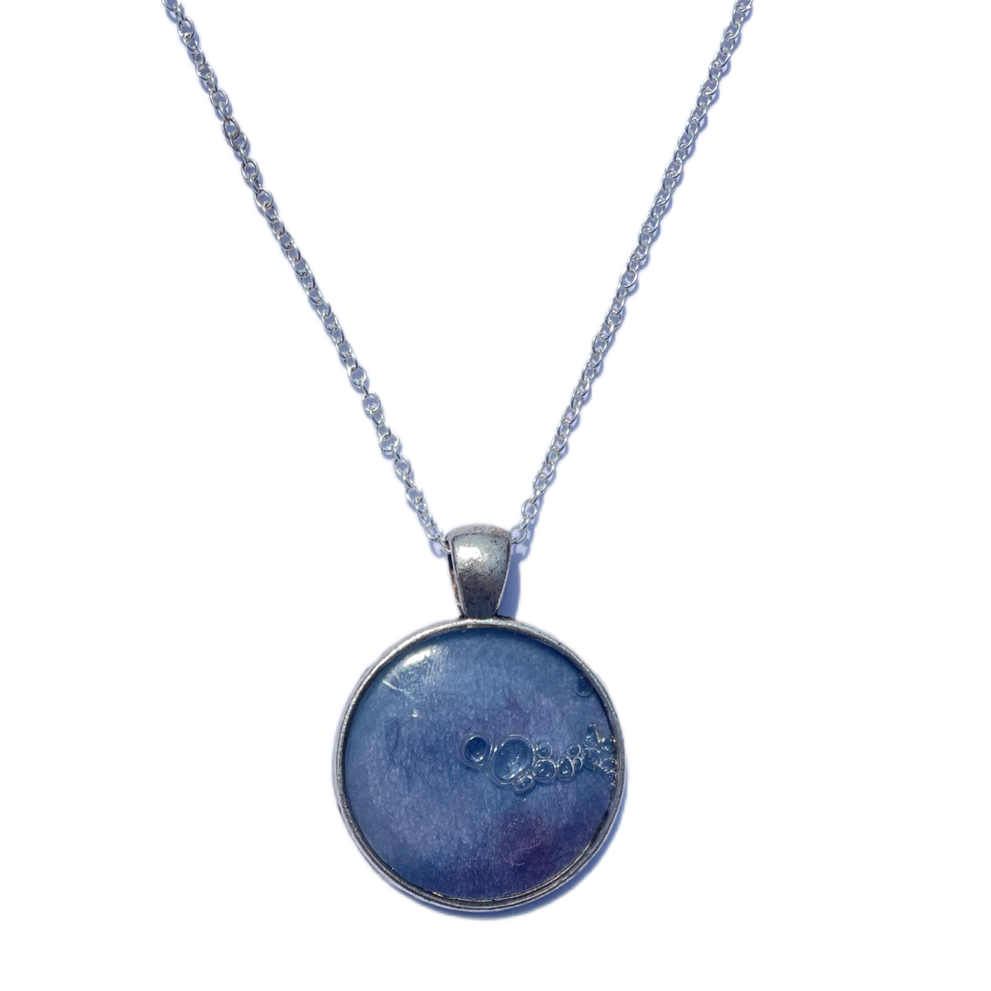 Blue Circle With Bubbles