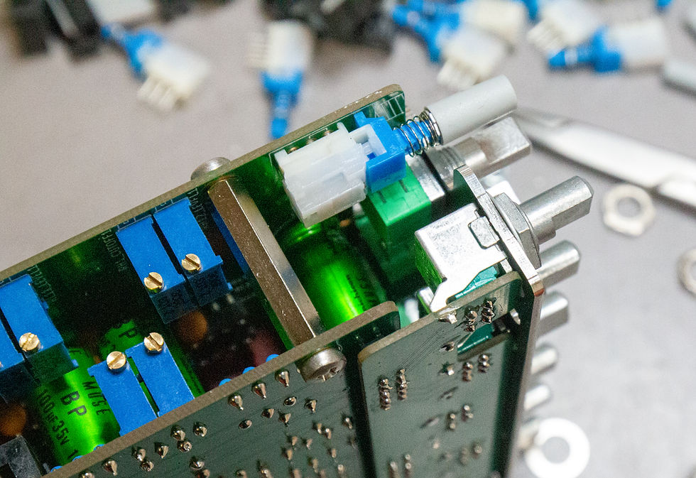 Joined boards with 25mm spacers.