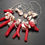 Miniature : Parure imposante et originale "Corail rouge et coquillages"