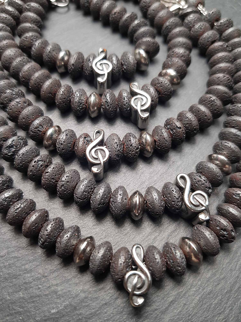 Miniature : Bracelet HOMME ou MIXTE "Lave maloya"- 3699