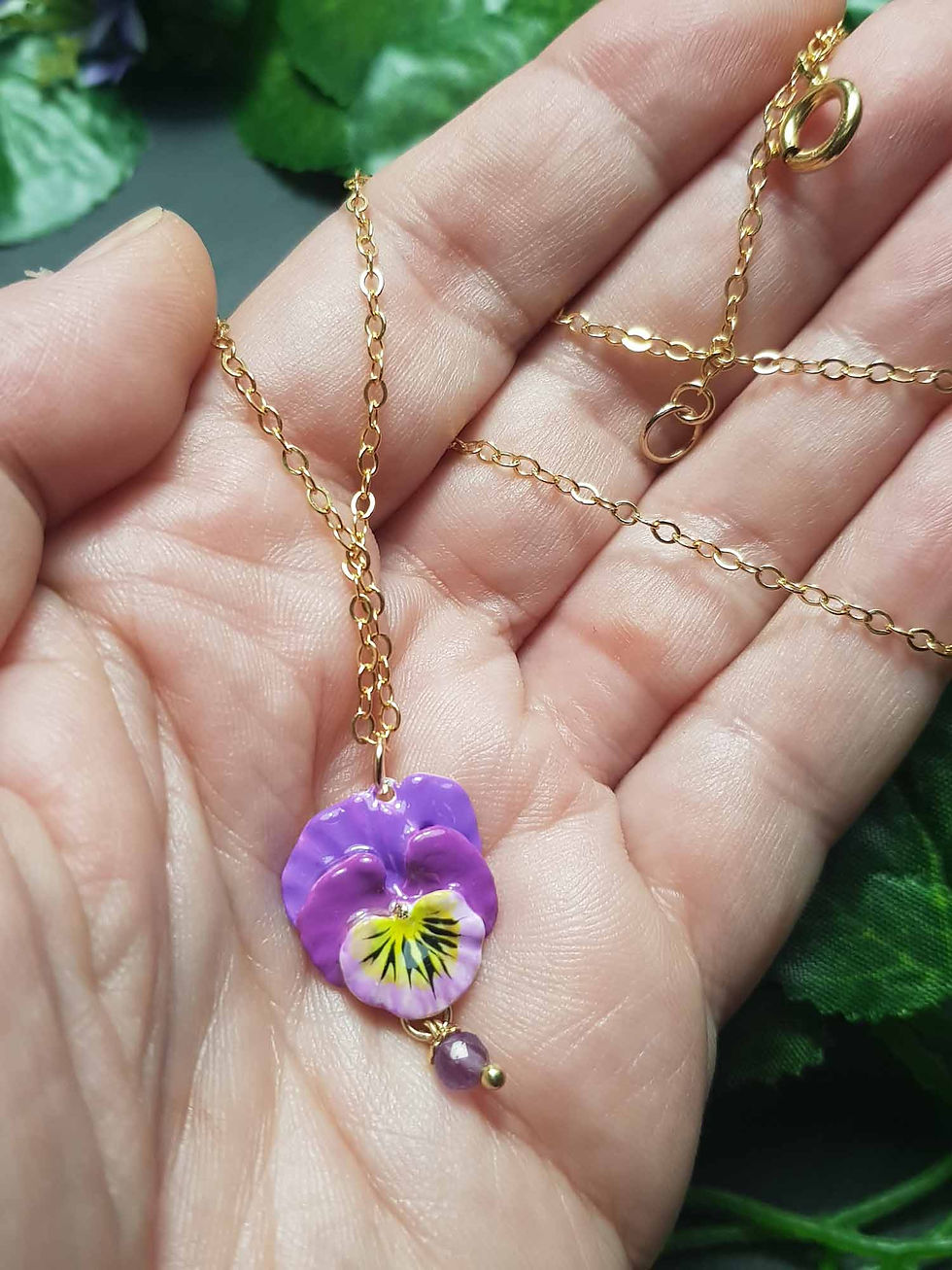 Miniature : Collier OR GOLD FILLED "Une pensée pour toi" -3610C