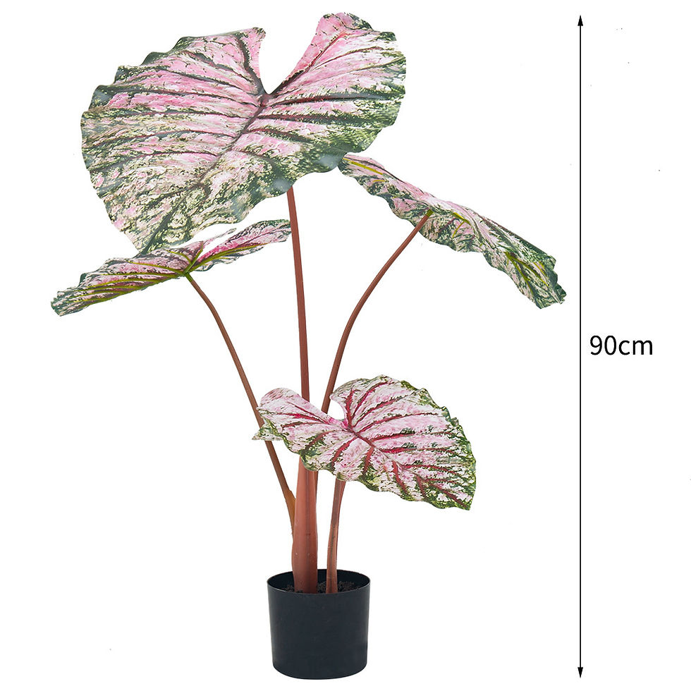 Thumbnail: Artificial taro potted plant