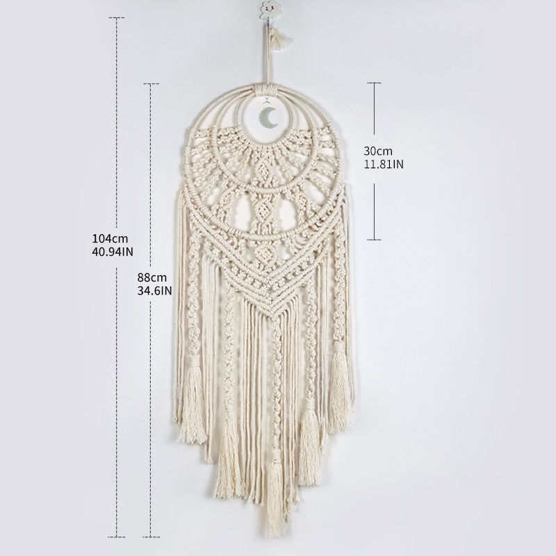 Thumbnail: Bohemian Handwoven Tapestry Three Rings