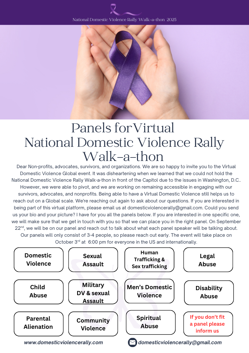 7th Annual Virtual Domestic Violence Rally 2025