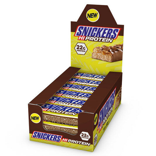 Snickers hoog aan eiwitten, voor sporters en tijdens eiwitrijke diëten om te genieten.