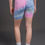 Thumbnail: Gradient Tie-Dye Printed Cross-Back Shorts Set
