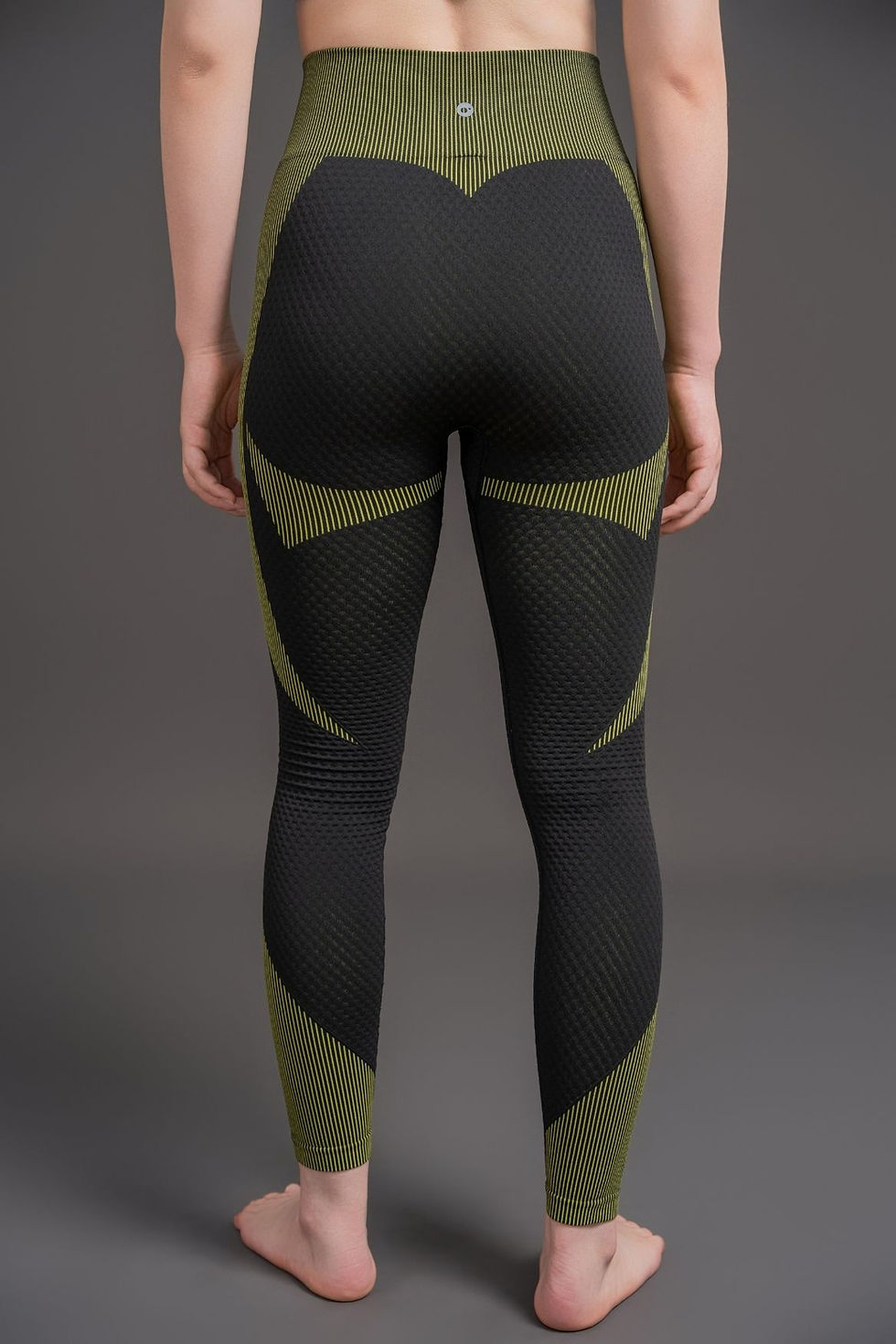 Thumbnail: Color-Block Textured Geometric Athleisure Set
