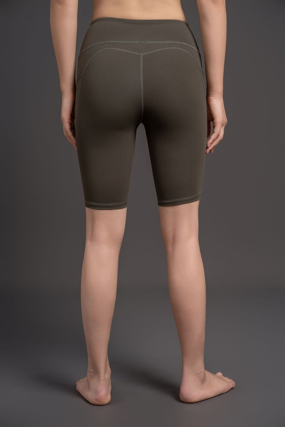 Thumbnail: Curved-Seam Fitted Shorts