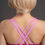 Thumbnail: Seamless Color-Block Cross-Back High-Elasticity Essence Bra