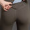 Thumbnail: Seamless Back-Pocket Compression 7/8 Leggings