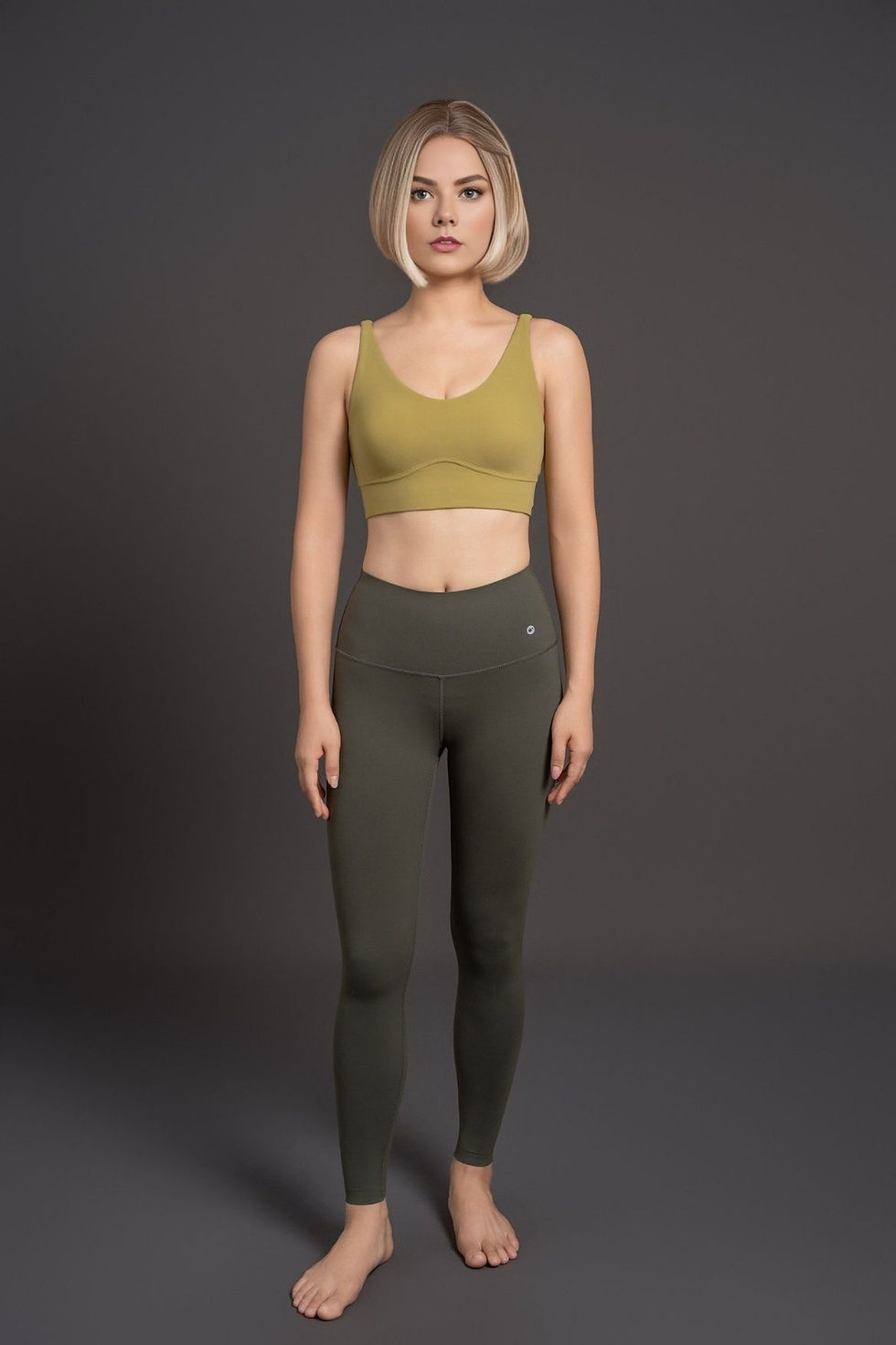 Thumbnail: Basic High-Stretch Comfortable 7/8 Leggings