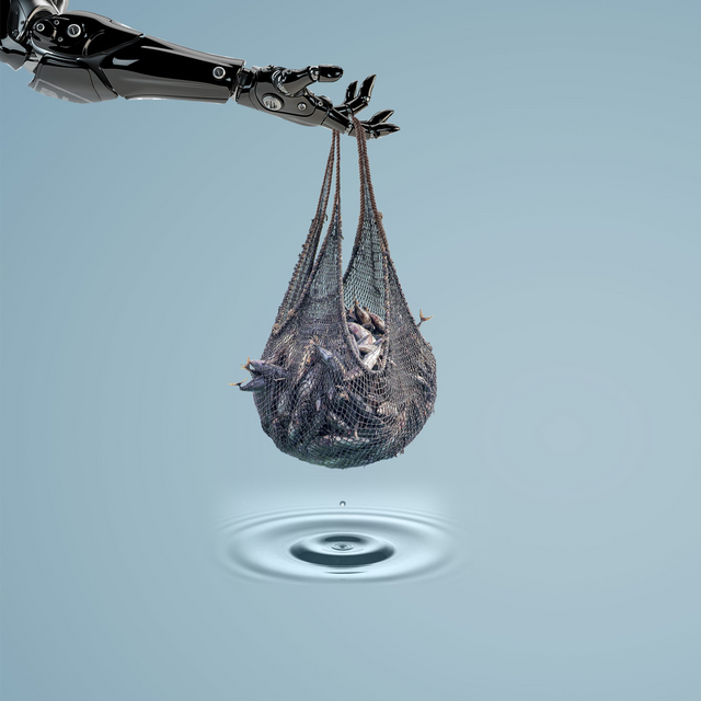 Torsión de red de pesca