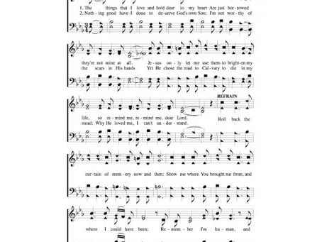 Songs for church this morning.