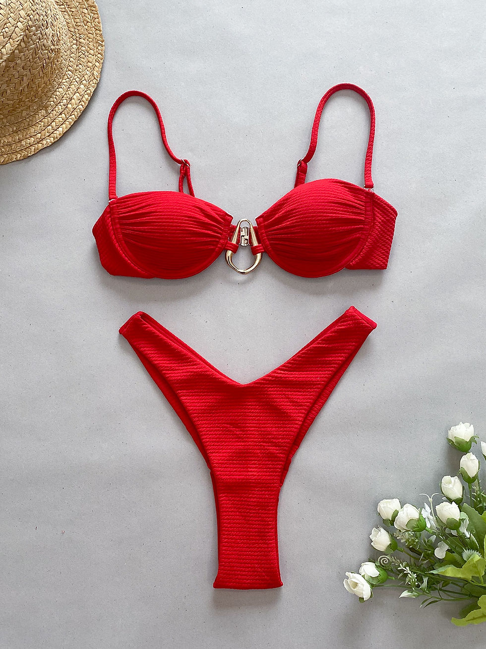 Miniatura: Push Up Bikini 2024 Sexy Women Swimsuit Female Swimwear Sexy Bikini Set Brazilia
