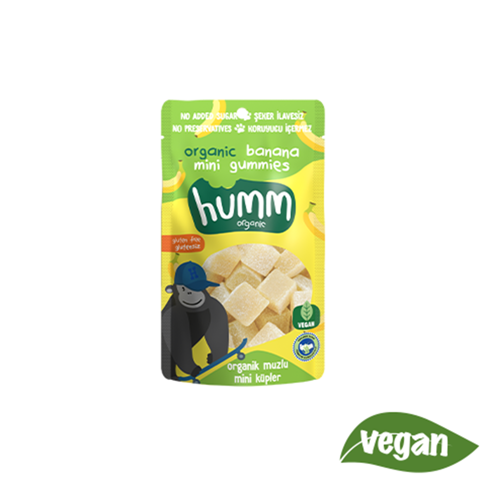 Humm Organic Vegan Muzlu Mini Küpler 30 gr.