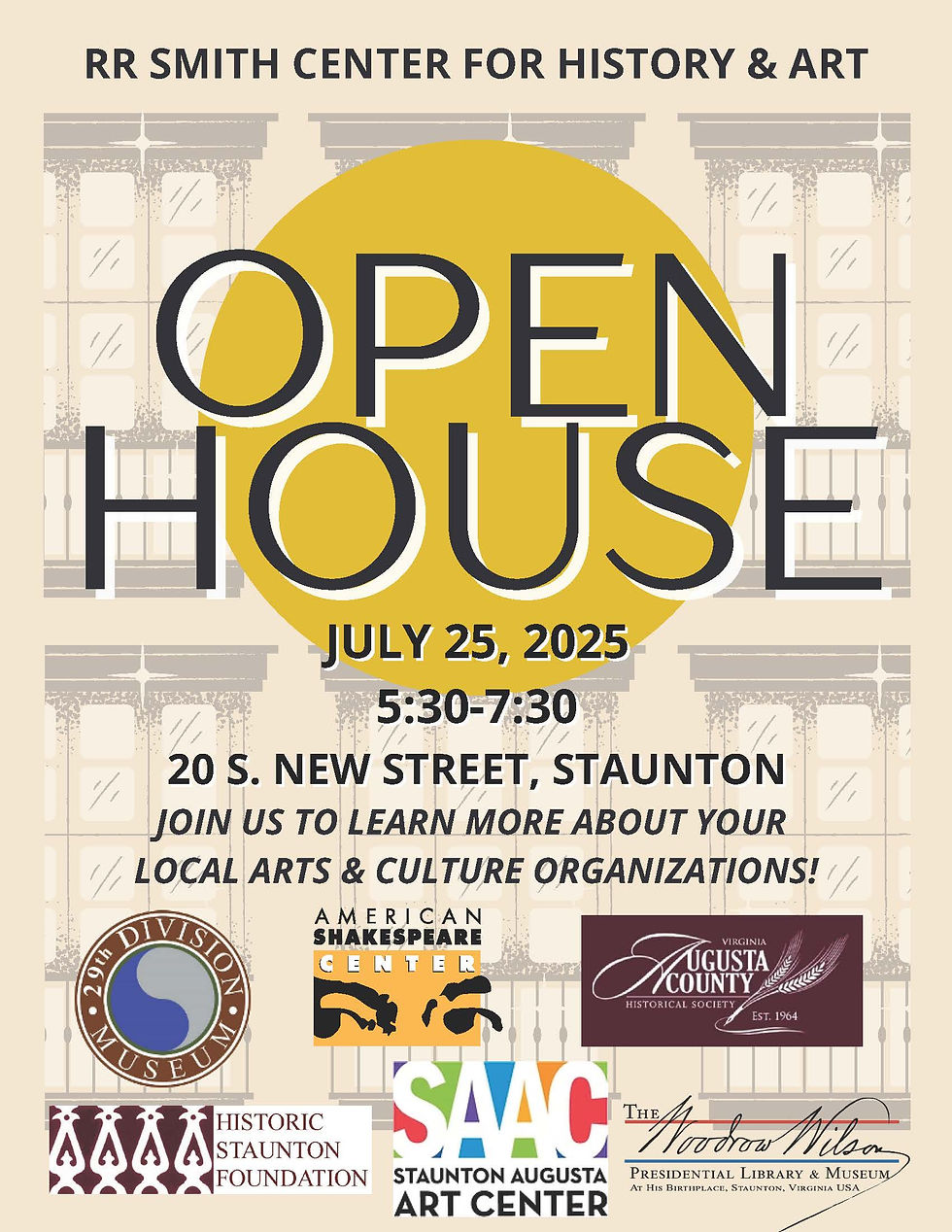 OPEN HOUSE || R.R. Smith Center for History & Art