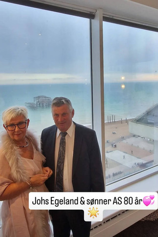 johs egeland & sønner as 80 år