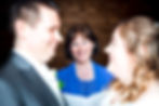 Jane with bride and groom