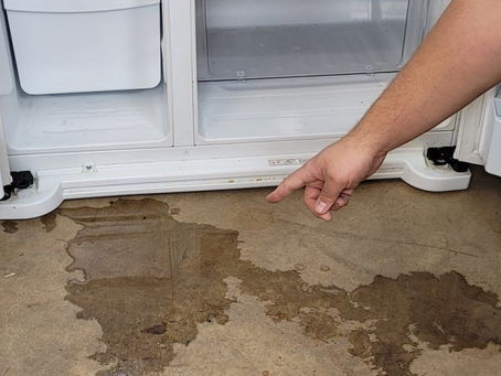 Refrigerator leaking