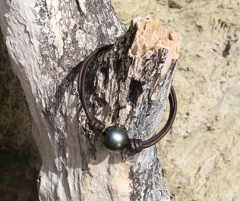 Bracelet Perle de Tahiti Collection "MONBARS"