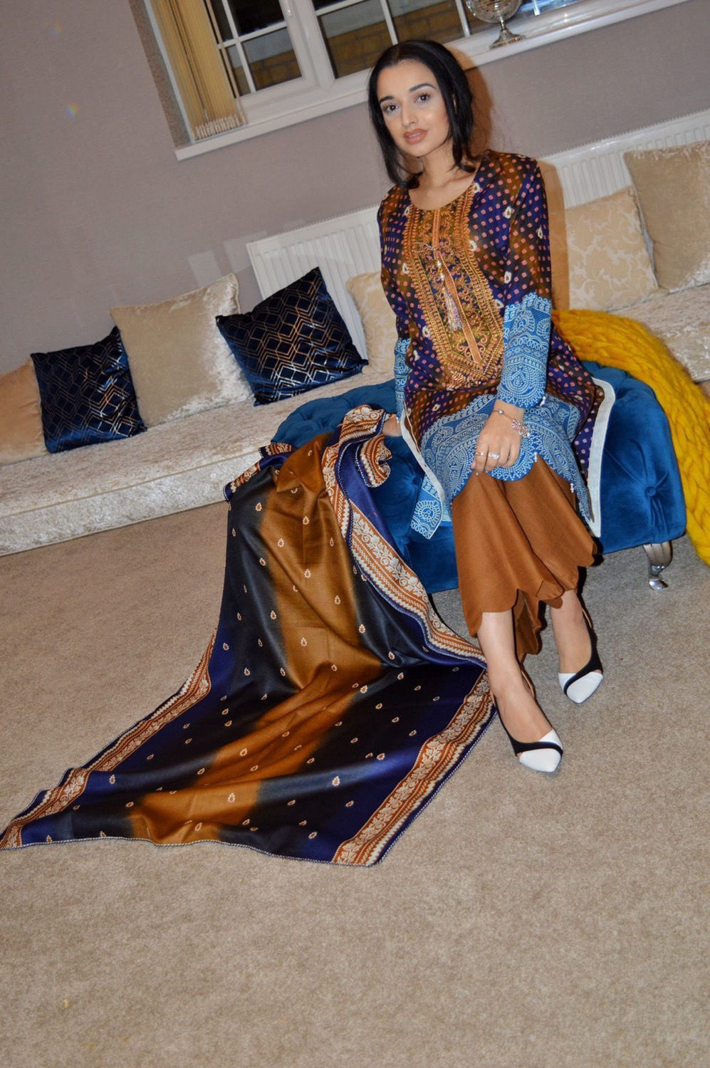 SS Muzlin Khaddar Brown (M+)