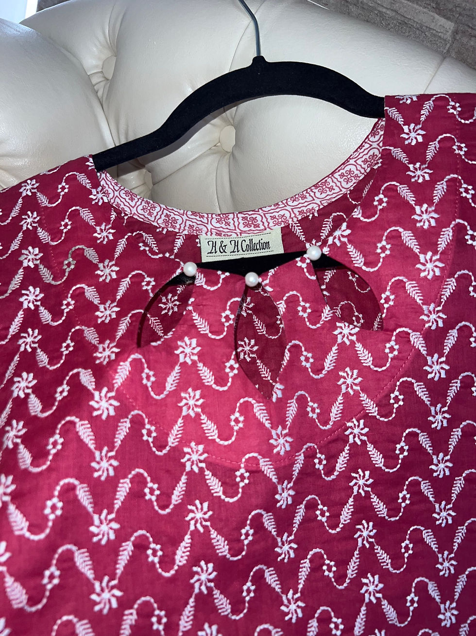 Thumbnail: Bespoke Lawn Blue/Pink 