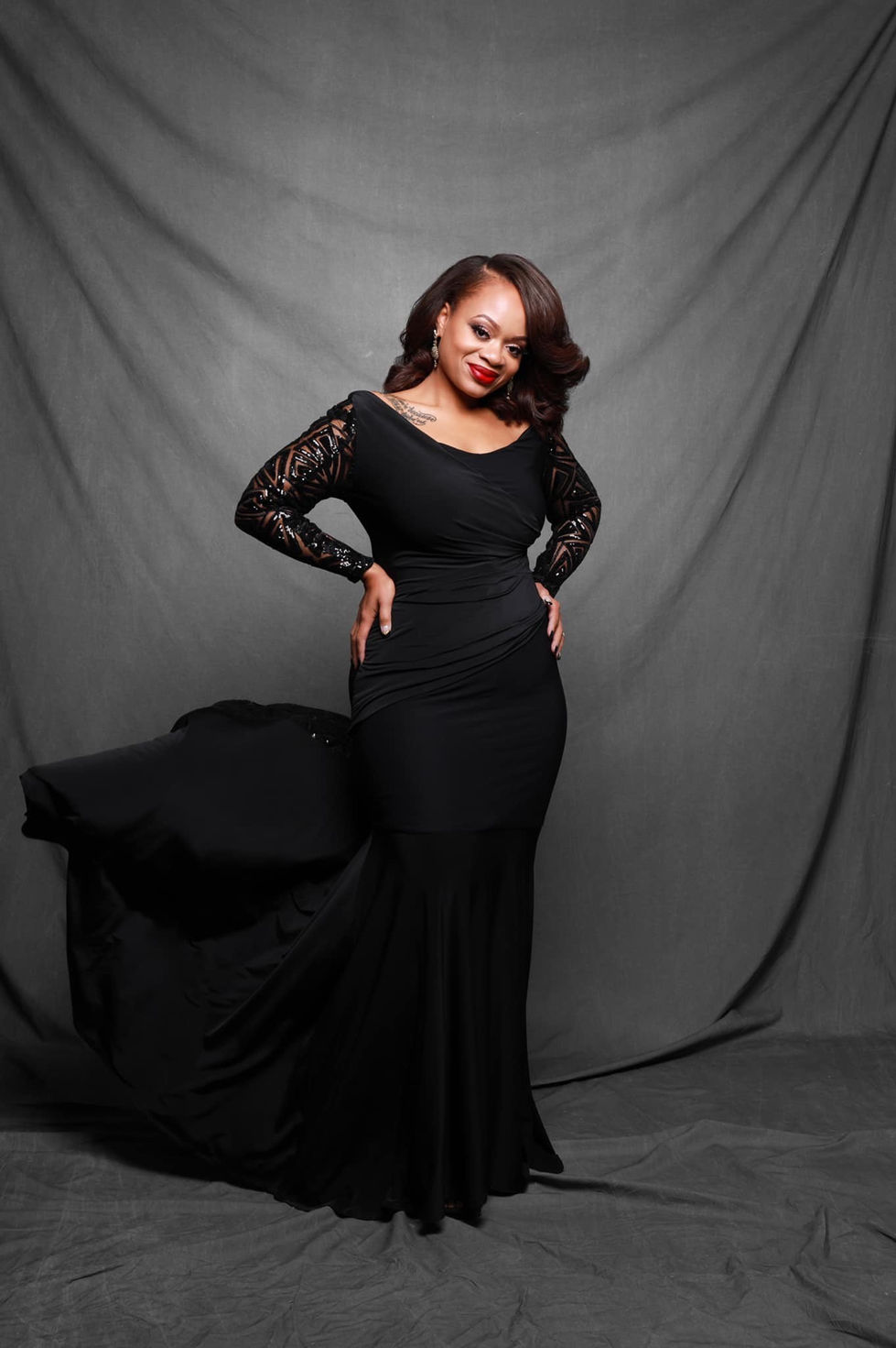 Lady J Blk:Dress 