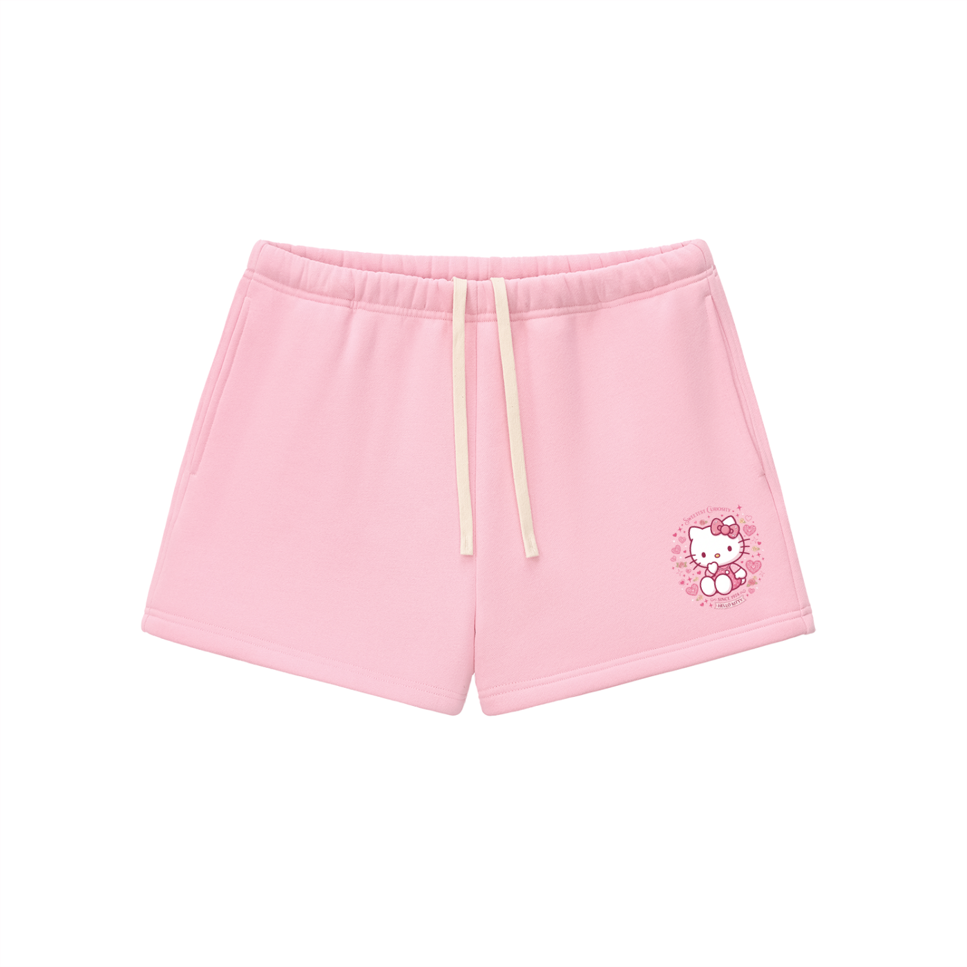 Hello Kitty Drawstring Sweatshorts