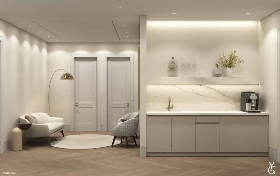 Guest Lounge Interior Design In NY
