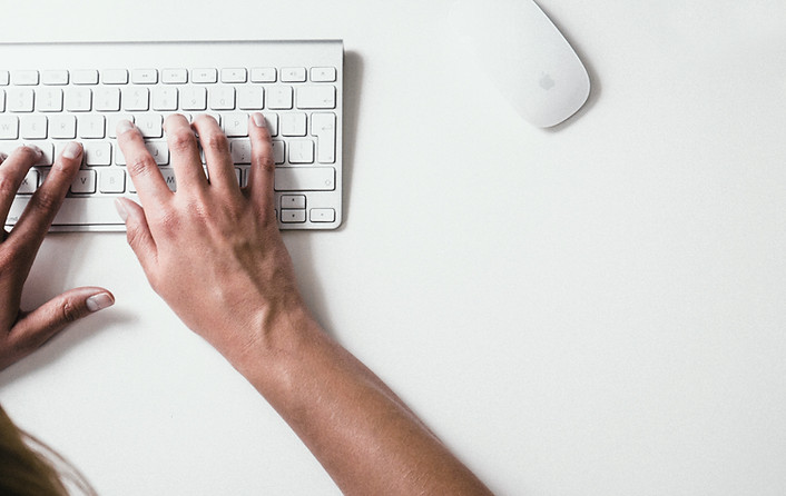 Typing on Keyboard