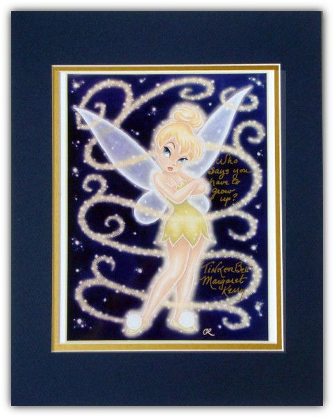 Tinker Bell Autographed Photo Who Says You Have To Grow Up