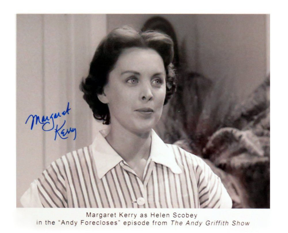 Autographed Photo of Margaret as Helen Scobey in the "Andy Forecloses" Episode o