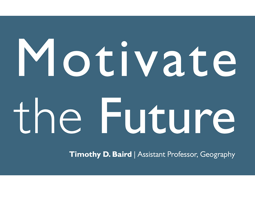 Motivate the Future, Pedagogy in Practice, 2015
