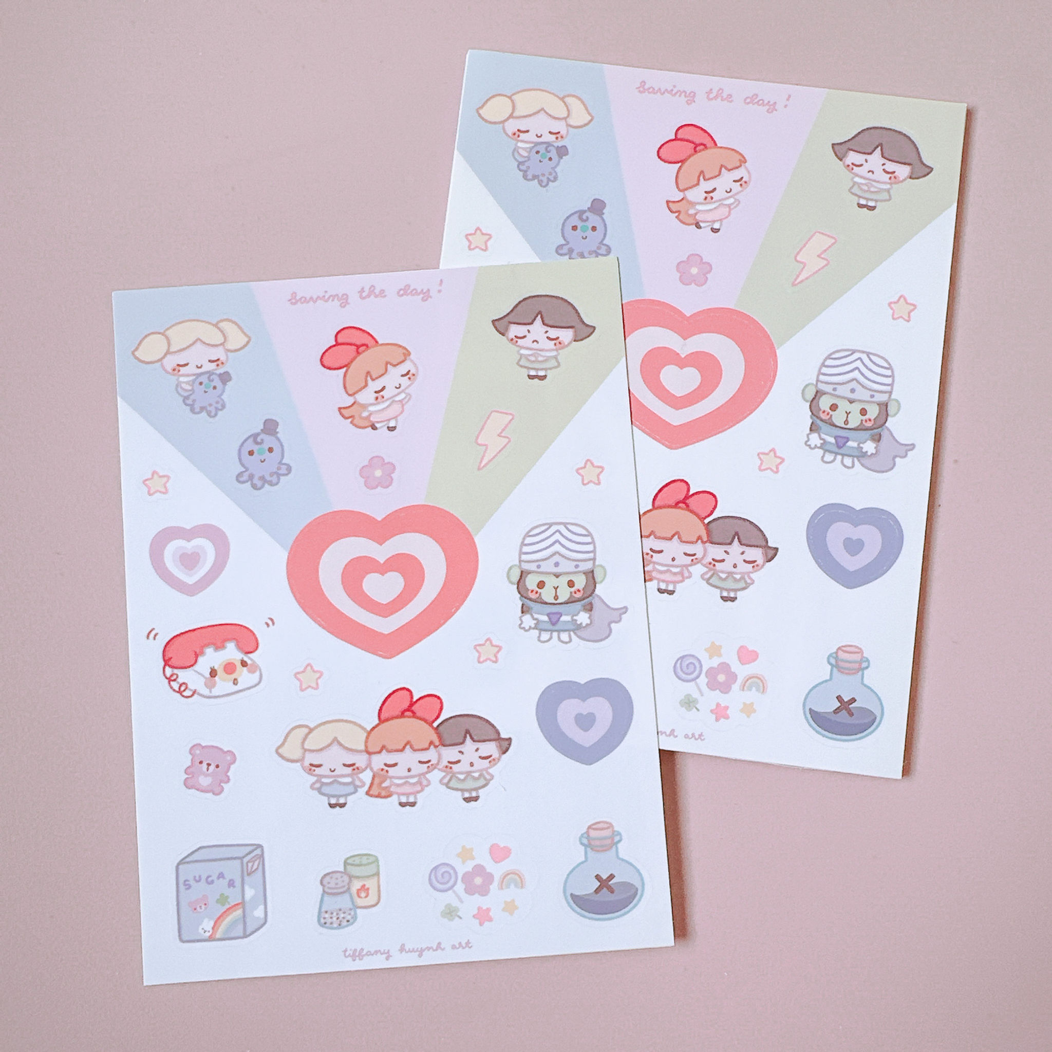 Saving the Day - Sticker Sheet