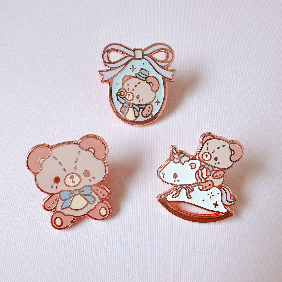 Thumbnail: Antique Frame Teddie - Collector's Pin
