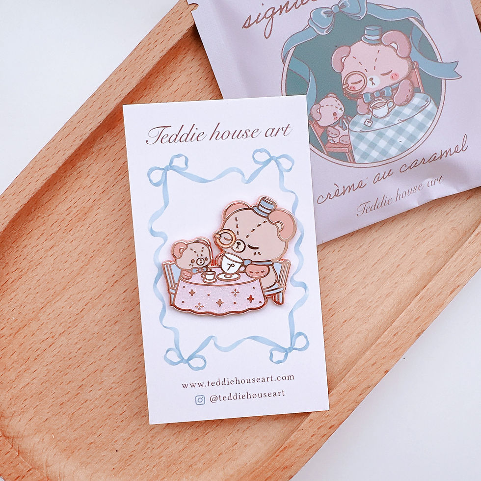 Thumbnail: Teddie's Signature Note - Enamel Pin