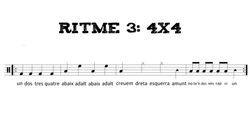 COREO 1 RITME 3 4X4 partitura