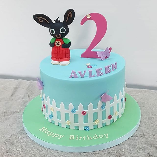 Bing bunny 2nd birthday cake