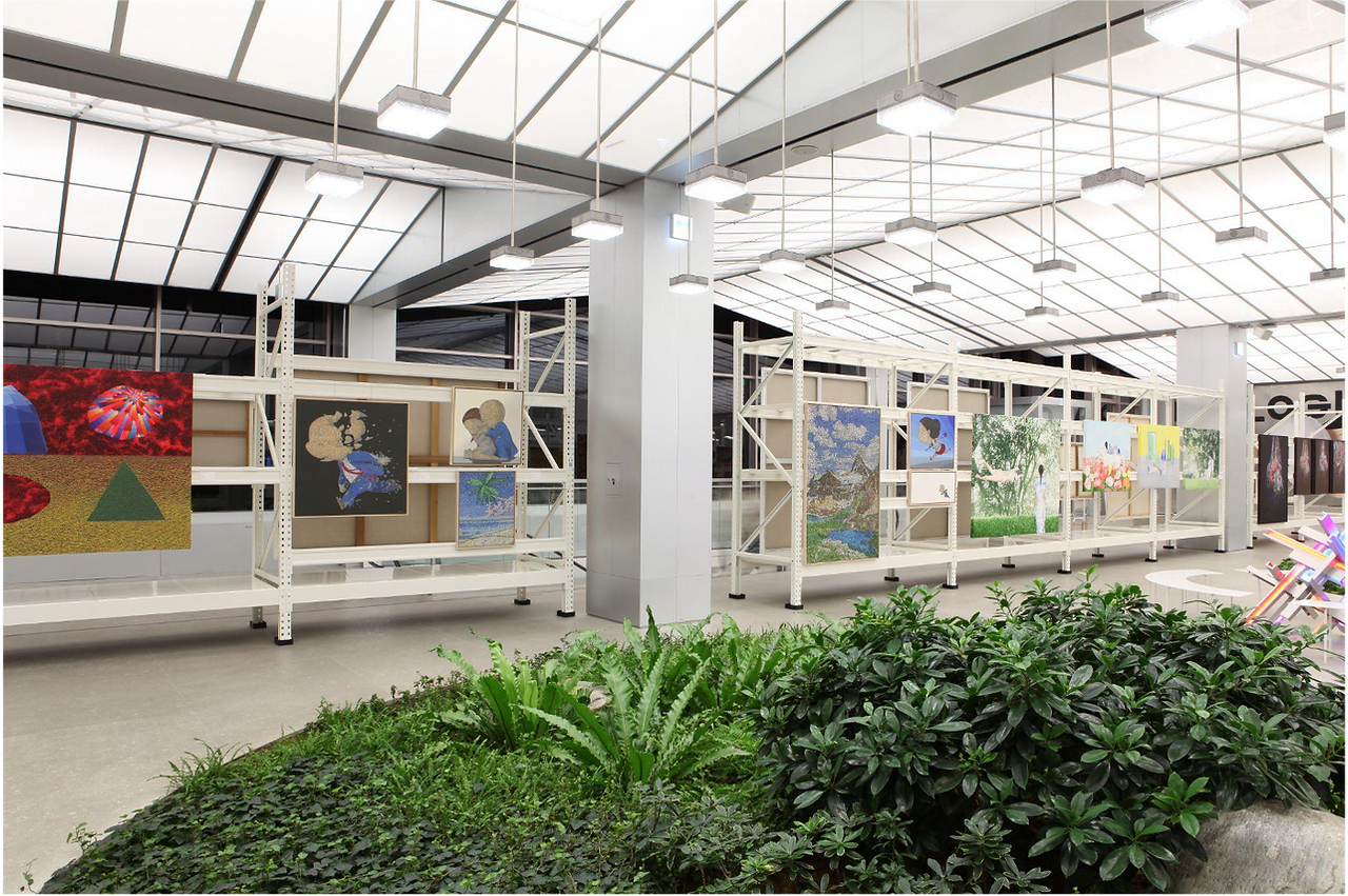 Dialogue, exhibition view, Doojin Ahn, Hyeong-Gil Choi, Woolim  Lee, Sangsun Bae.