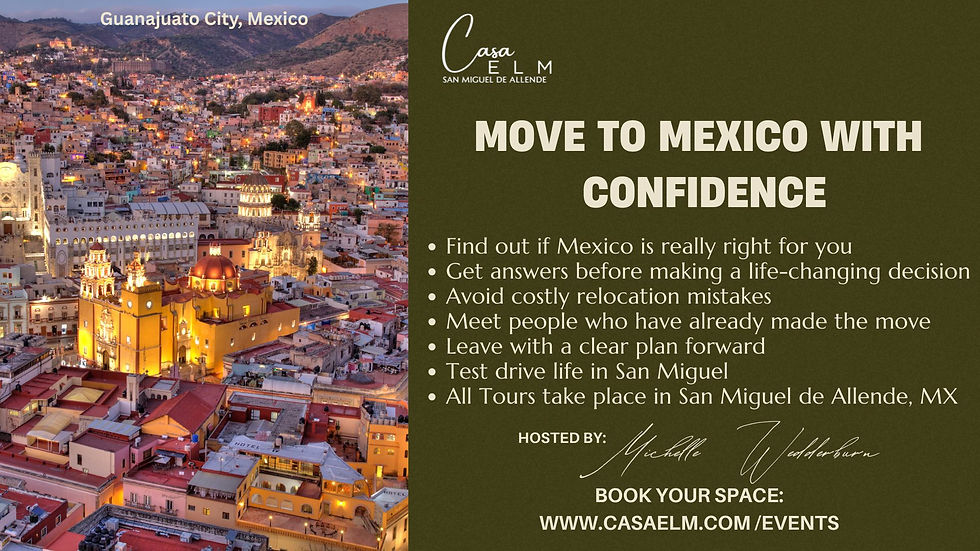 6 Days/5 Nights Mexico Relocation Tour | April 11 - April 16, 2027