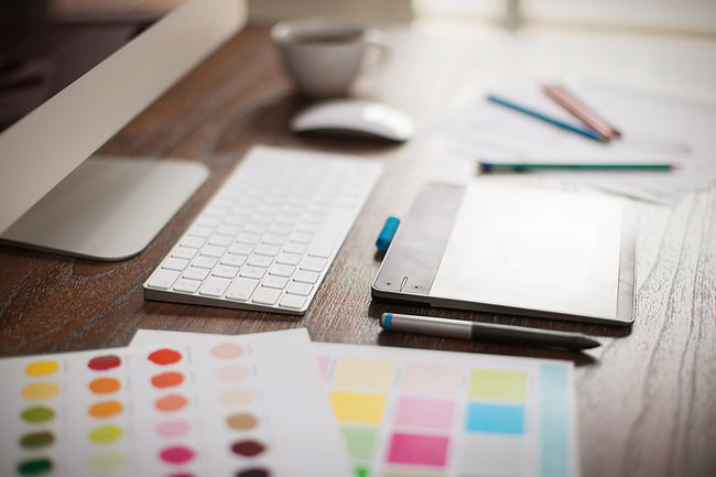 Graphic Designer Desk