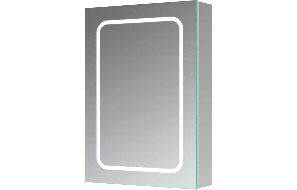 RUSKIN 500mm 1 Door Front-Lit LED Mirror Cabinet