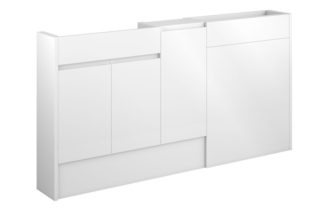 CREEKSEA 1536mm Slim Basin, WC & 1 Door Unit Pack
