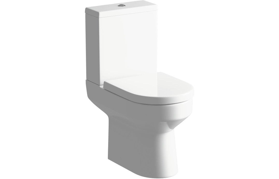 LAWTON Rimless Close Coupled Open Back WC & S/C Seat