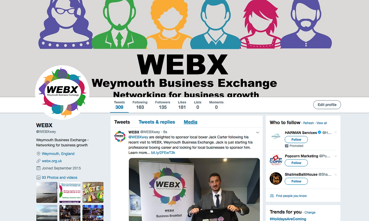 WEBX Weymouth Business Exchange Networki