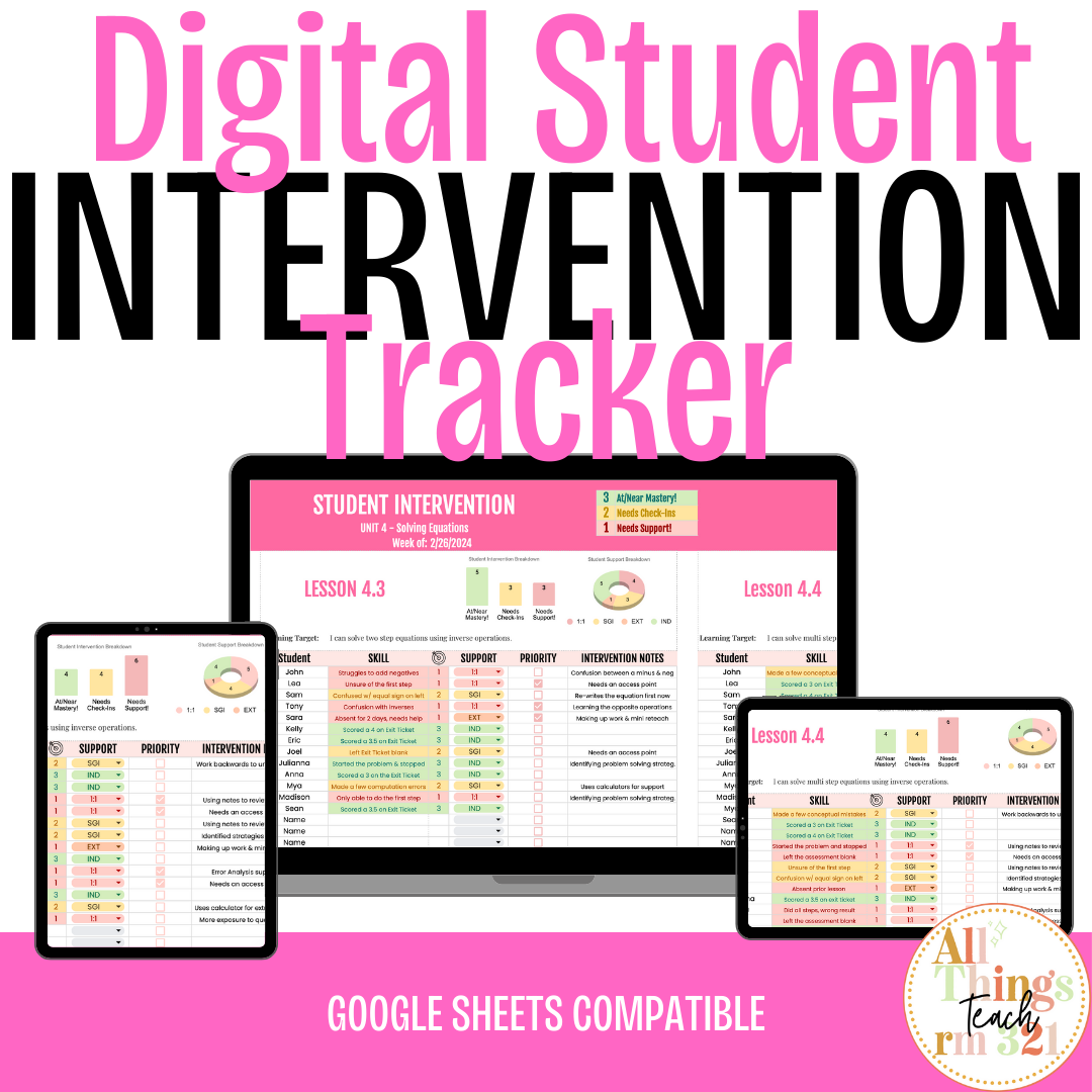 Student Intervention Tracker | Volume 2