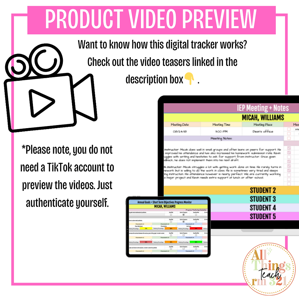 Thumbnail: The Ultimate Digital IEP Caseload Tracker