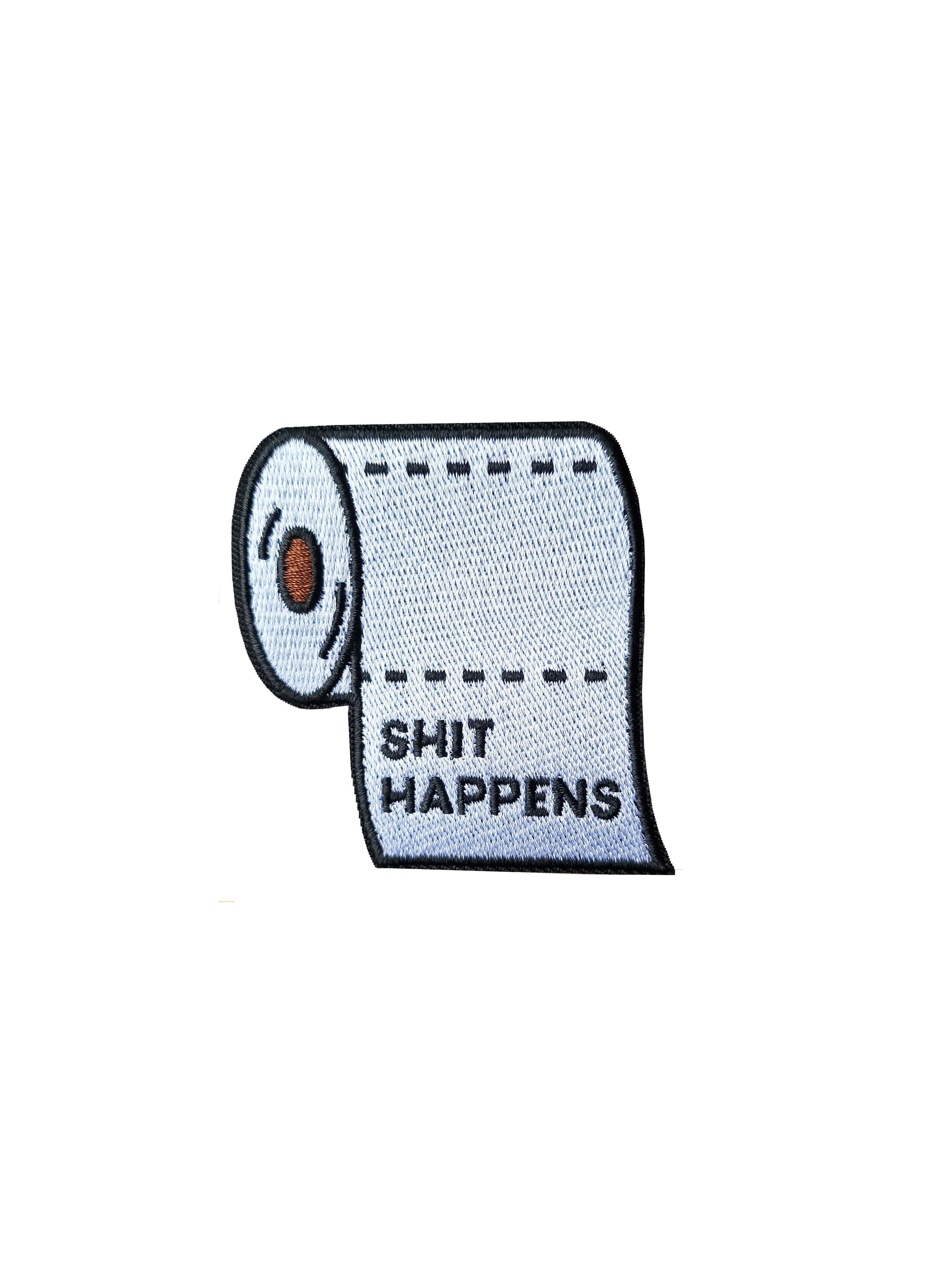 SHIT HAPPENS Aufnäher Aufbügler Patch